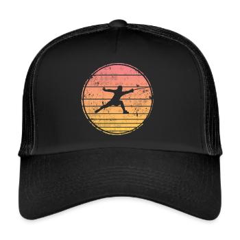 Fechter Fechtsport Fencing Fencer Fechten - Trucker Cap - black/black - Front