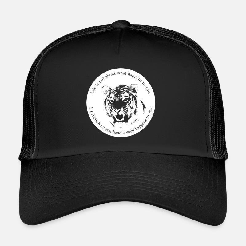 Inspirant dire Tiger Mindset Motivation Casquette trucker 