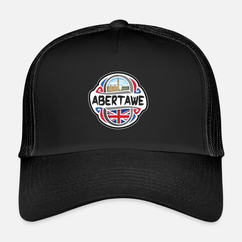 Abertawe Royaume-Uni Royaume-Uni Drapeau Souvenir de voyage Ba Casquette trucker 