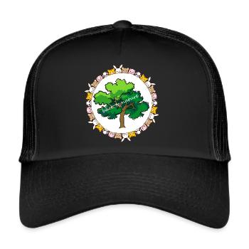 retour à la nature - Casquette trucker  - noir/noir - Devant