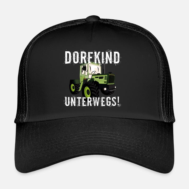 Dorfkind unterwegs - Unimog - MB Trac - Oldtimer Trucker Cap