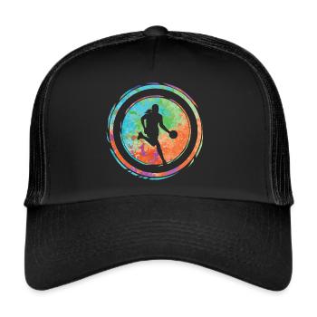 Basketball Player Girls Basketball Player - Trucker Cap - black/black - Front