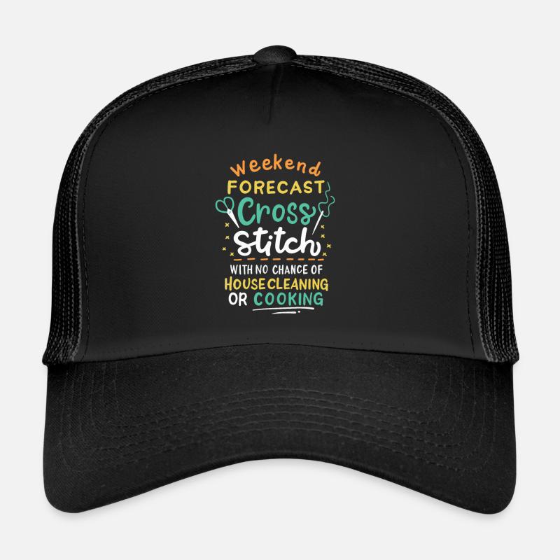 Cross Stich Handarbeiten Trucker Cap