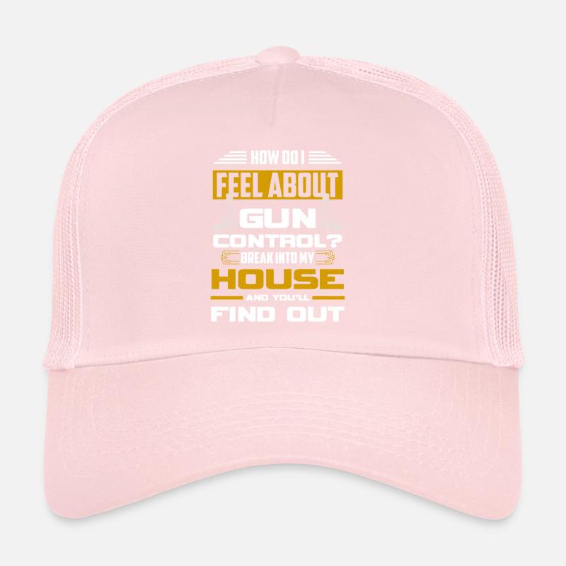 Waffe Schuss Schusswaffe Trucker Cap