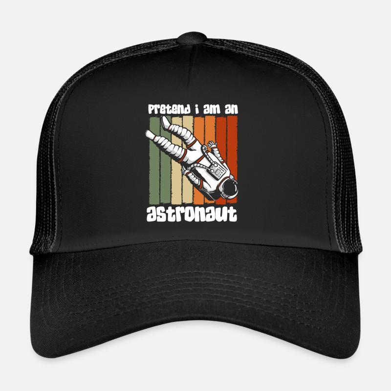 Weltall Logo Raumfahrtschiff Spaceman Trucker Cap