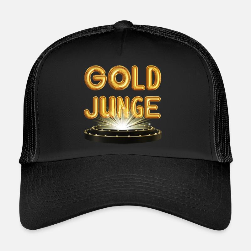Gold Junge Design Trucker Cap