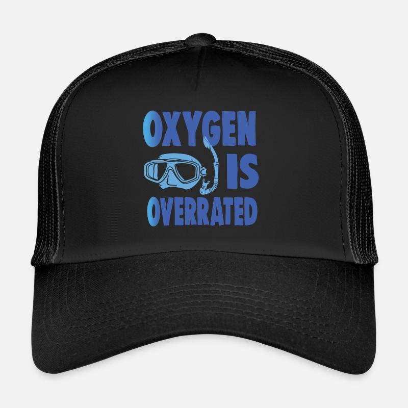 OXYGEN IS OVERRATED Trucker Cap