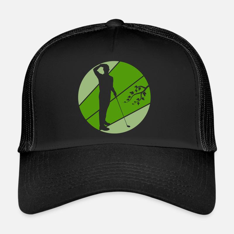 golf golf golfer tee off Trucker Cap