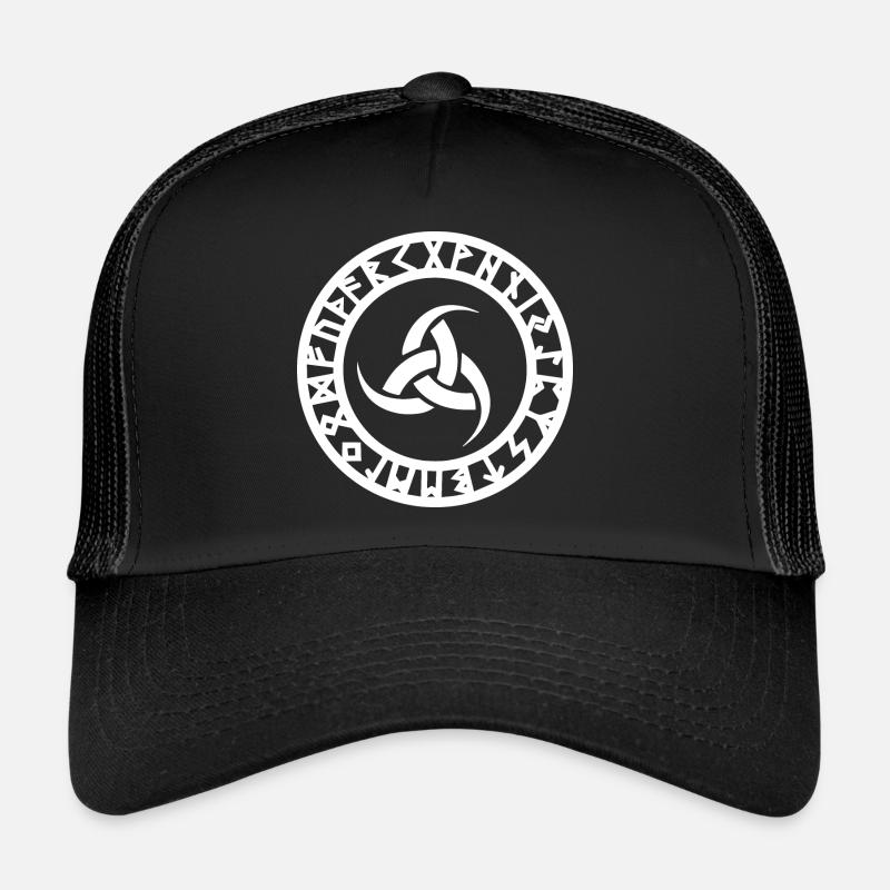 Celtic symbol - Trucker Cap - black/black