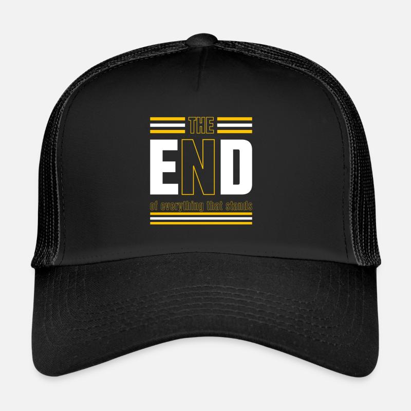 The End Coole Sprüche Texte Statement Trucker Cap