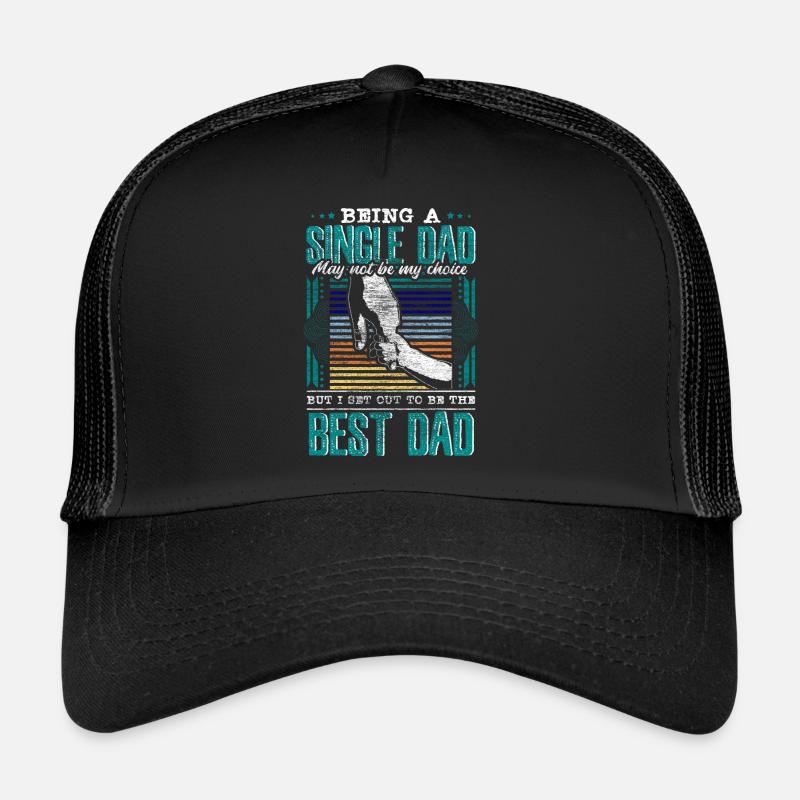 Single Parent Father Daughter Gift Trucker Cap