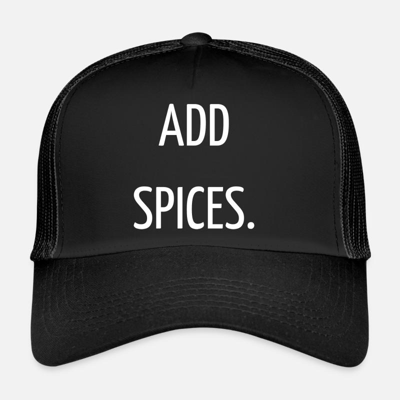 Add spices - Trucker Cap - black/black