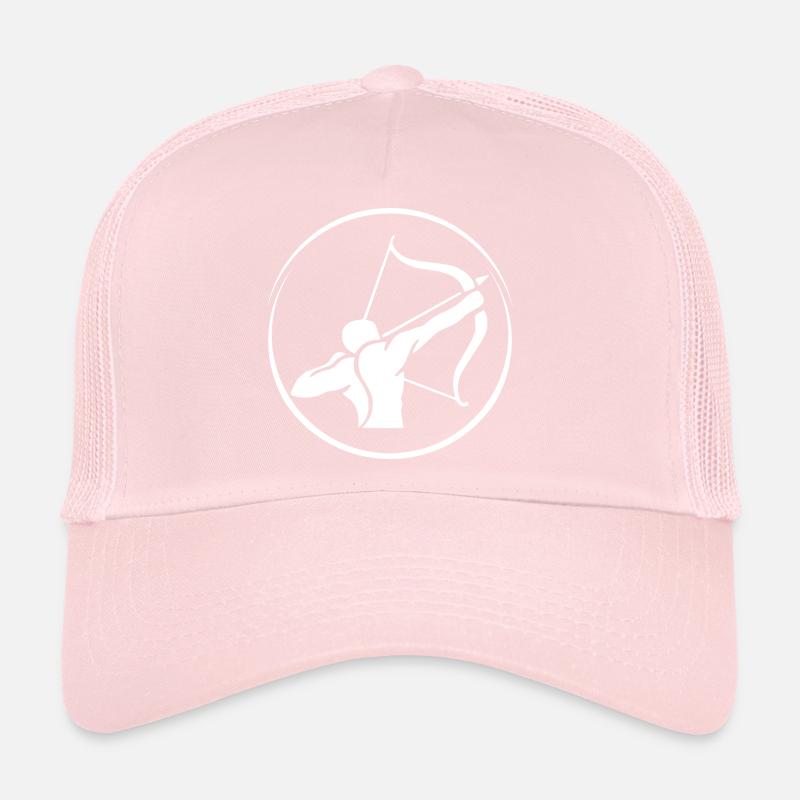 Archery Bow Arrow Archery Target Trucker Cap