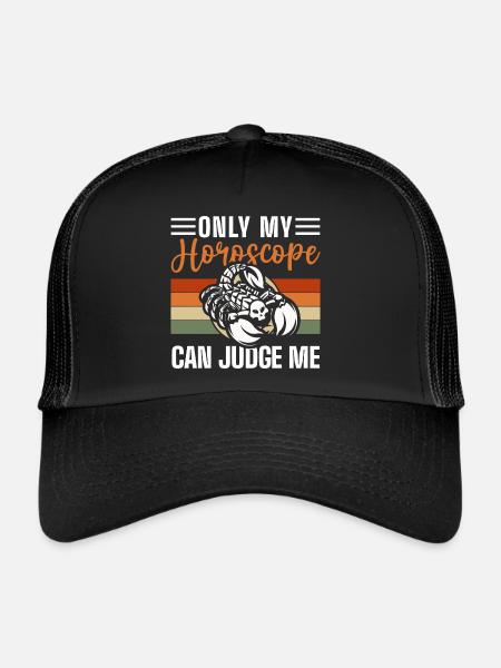 Horoscope Birthday Stars Element - Trucker Cap - black/black - Front