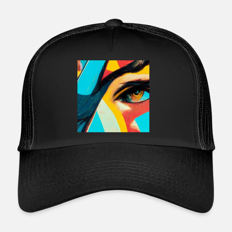 comic pop art Trucker Cap