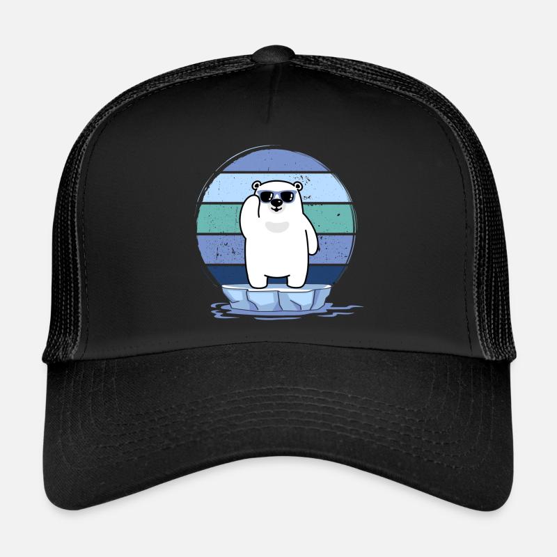 Baigneur de glace sur eau glacée résistant au froid Baignade d’hiver Casquette trucker 