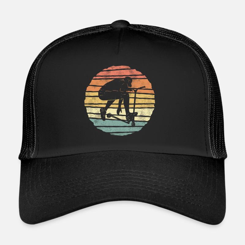 Scooter Tricks E-Roller Vintage Stunt Scooter Trucker Cap