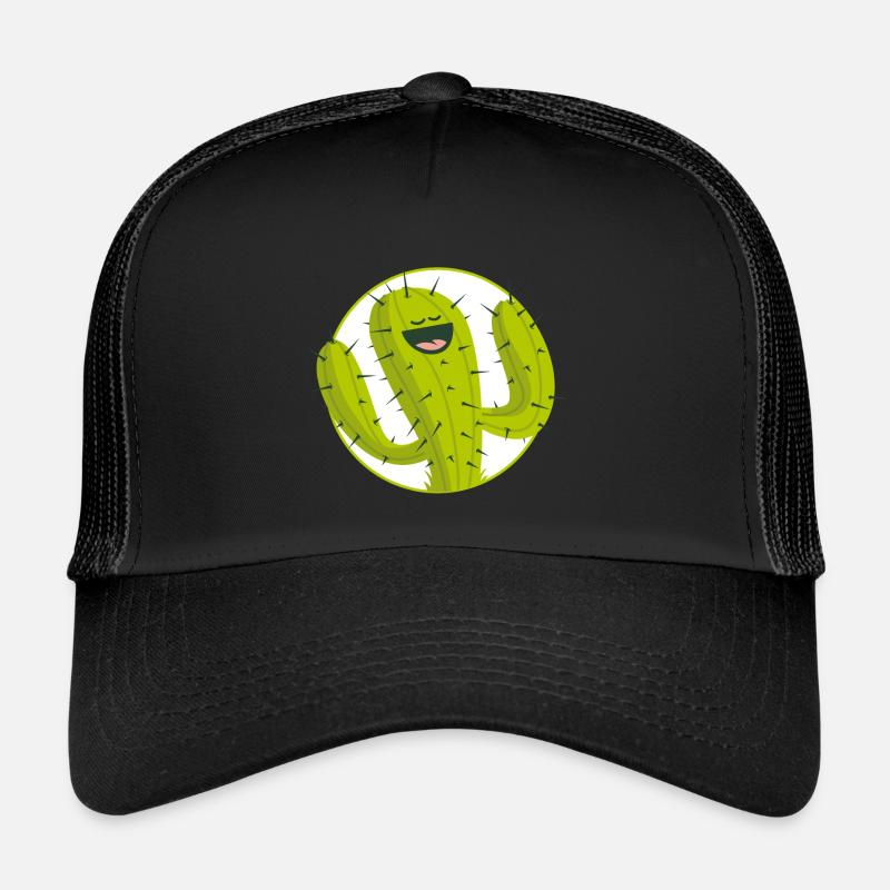 Kaktus - Trucker Cap - Schwarz/Schwarz