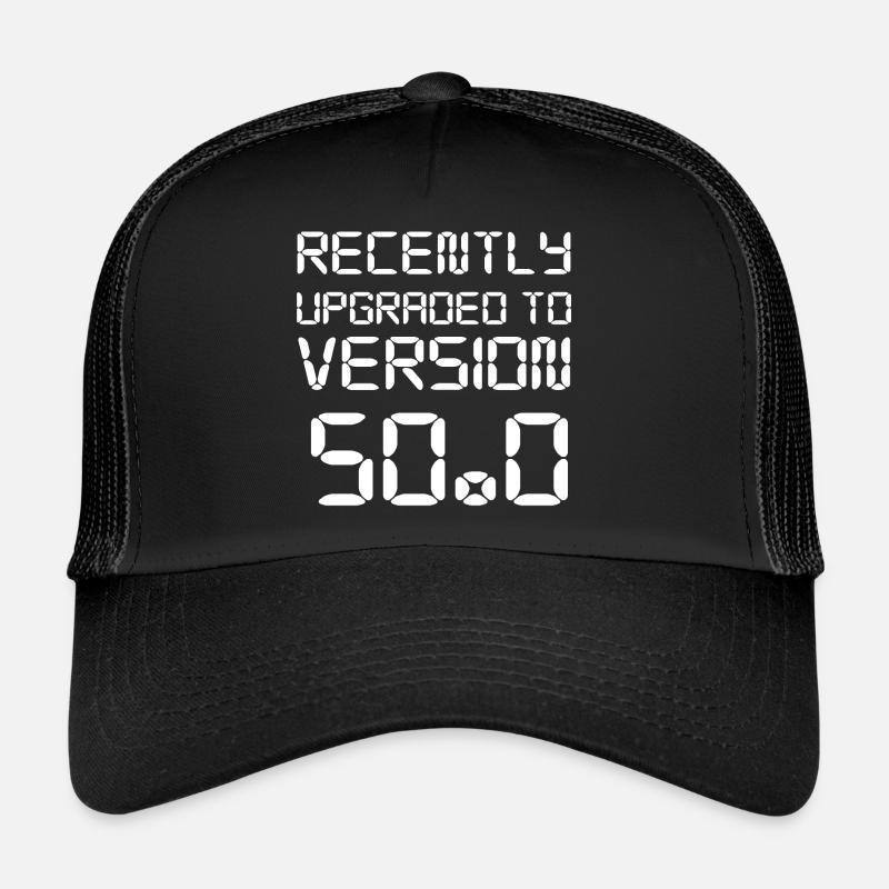 50. Geburtstag. - Trucker Cap - Schwarz/Schwarz