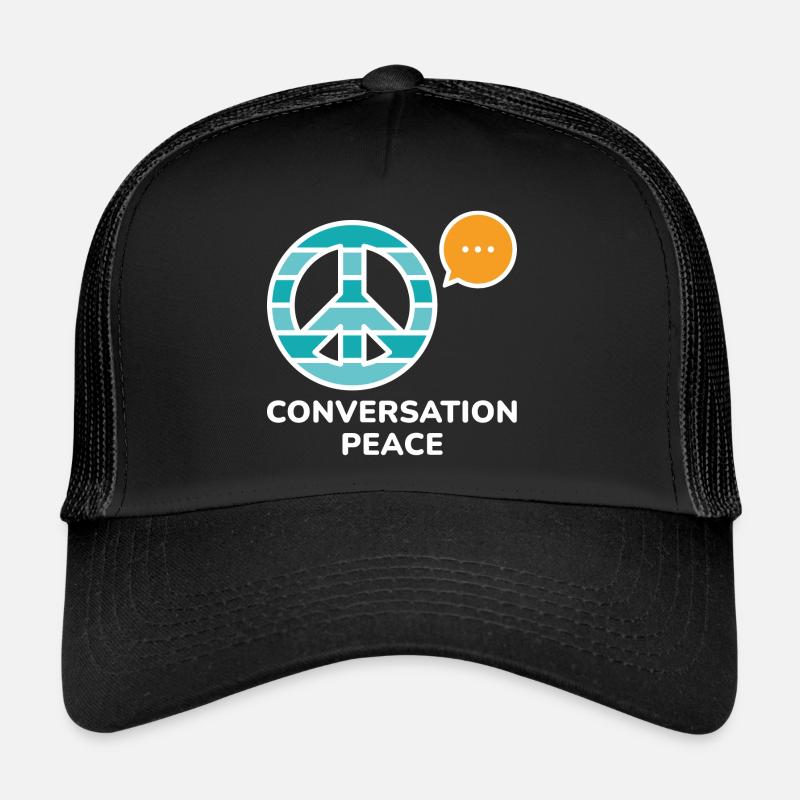 Conversation Paix Casquette trucker 