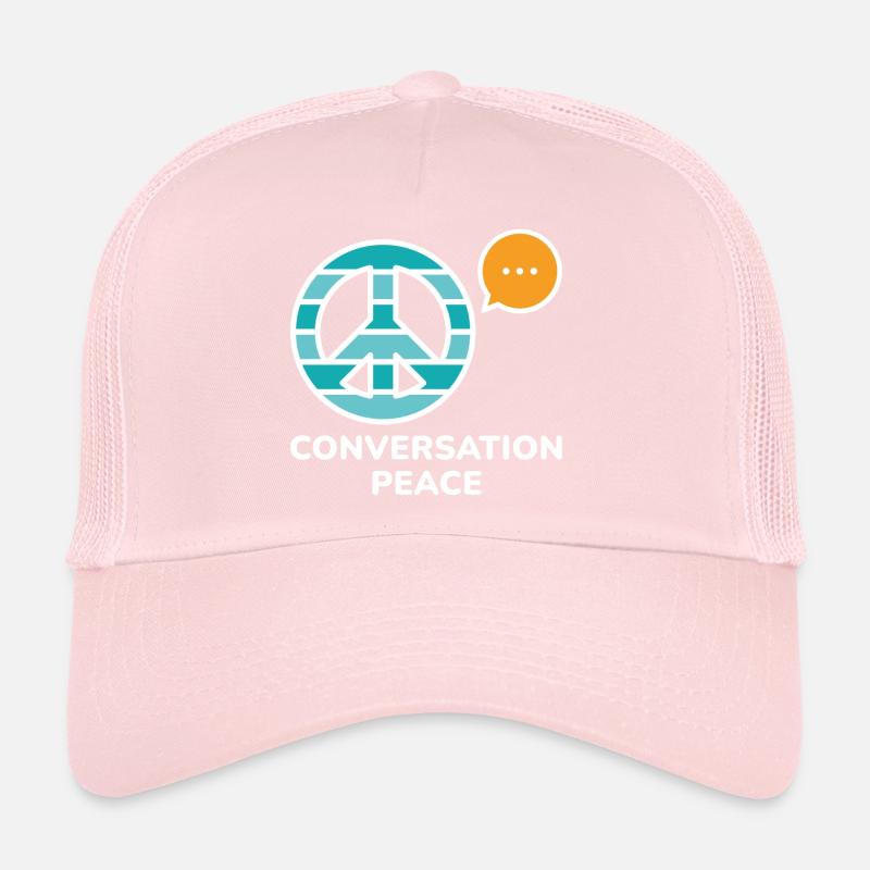 Conversation Peace Trucker Cap