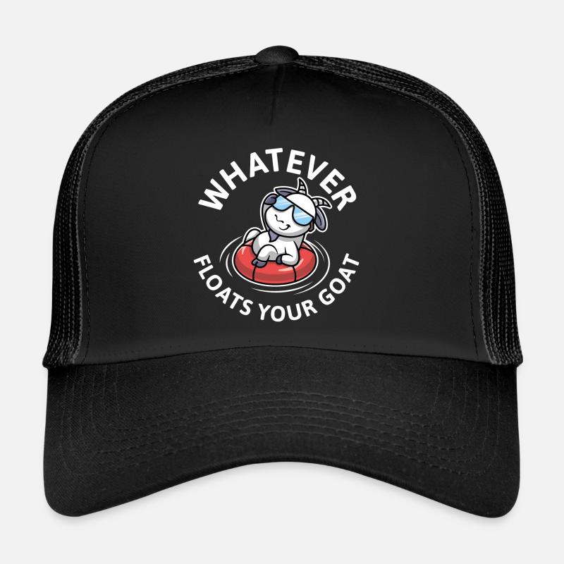Tout ce qui flotte votre chèvre Casquette trucker 