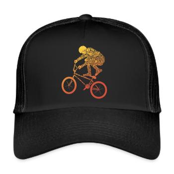 BMX Bike Cyclist Stunts BMX - Trucker Cap - black/black - Front
