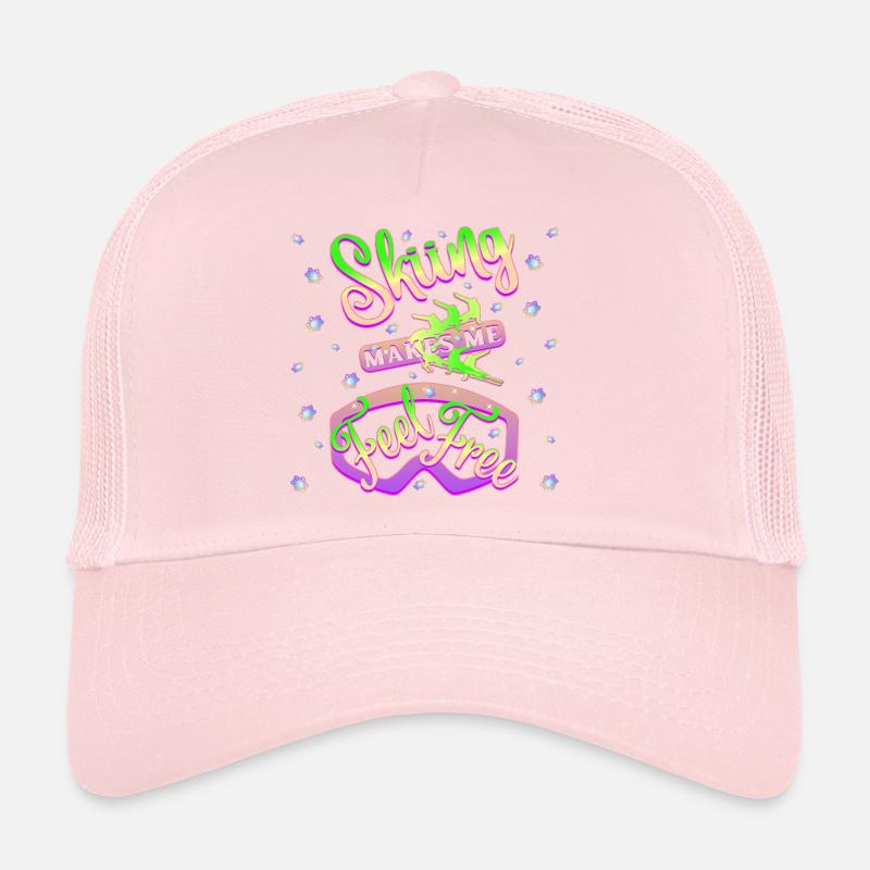 Le ski me rend libre – 2 Casquette trucker 