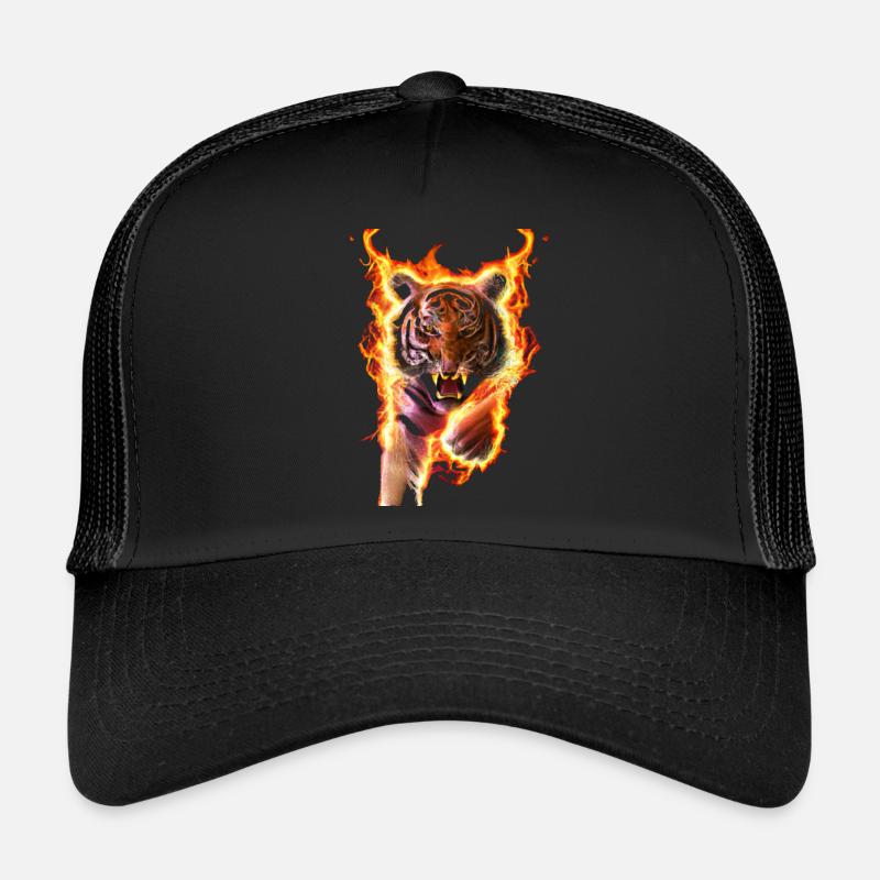 Tigre de feu Casquette trucker 