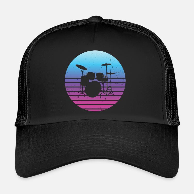 Schlagzeugspielen Drummer Drum Kit Perkussionist Trucker Cap