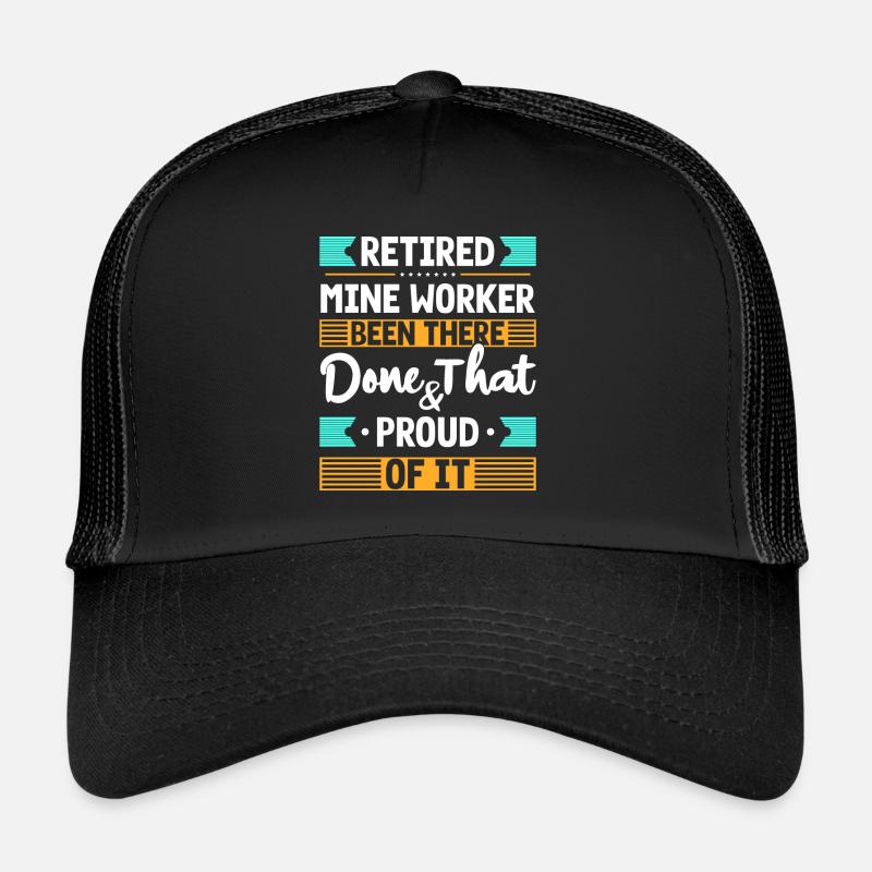 Bergarbeiter Beruf Abbau Trucker Cap
