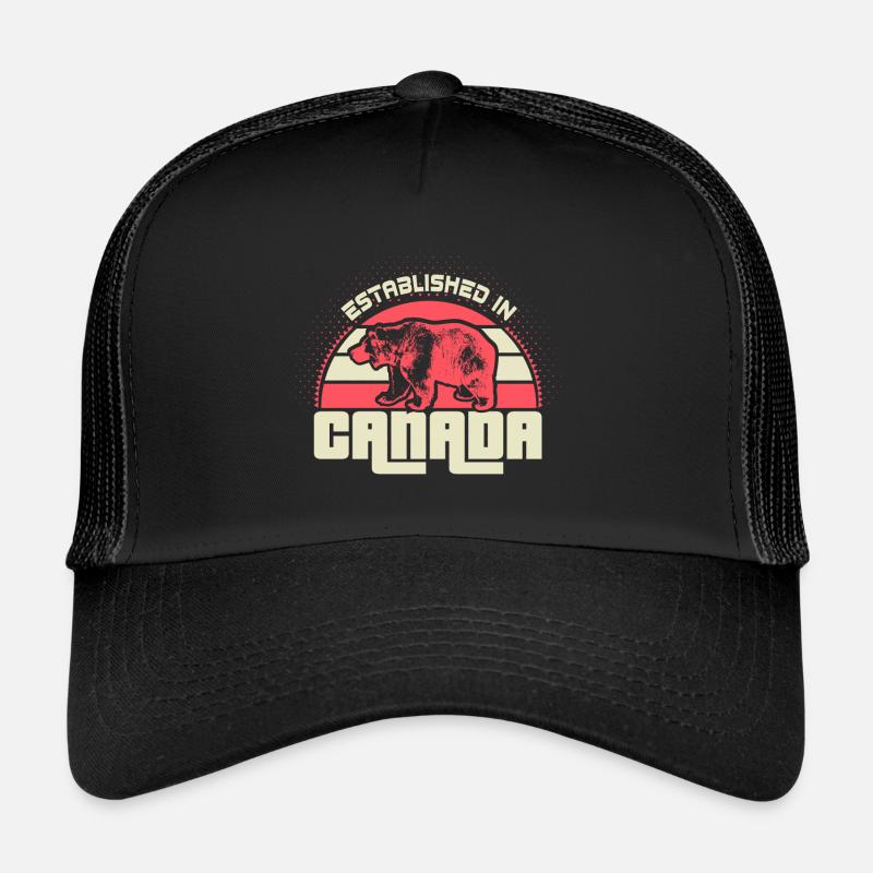 Drapeau canadien du Canada Casquette trucker 