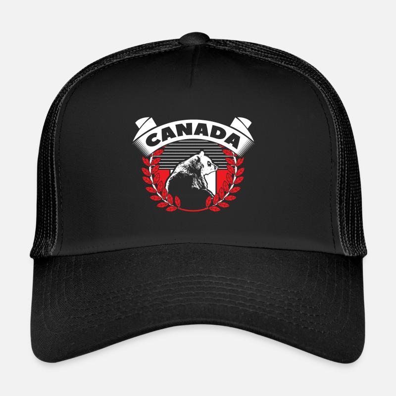Canada Maple Leaf Flag Gift Trucker Cap