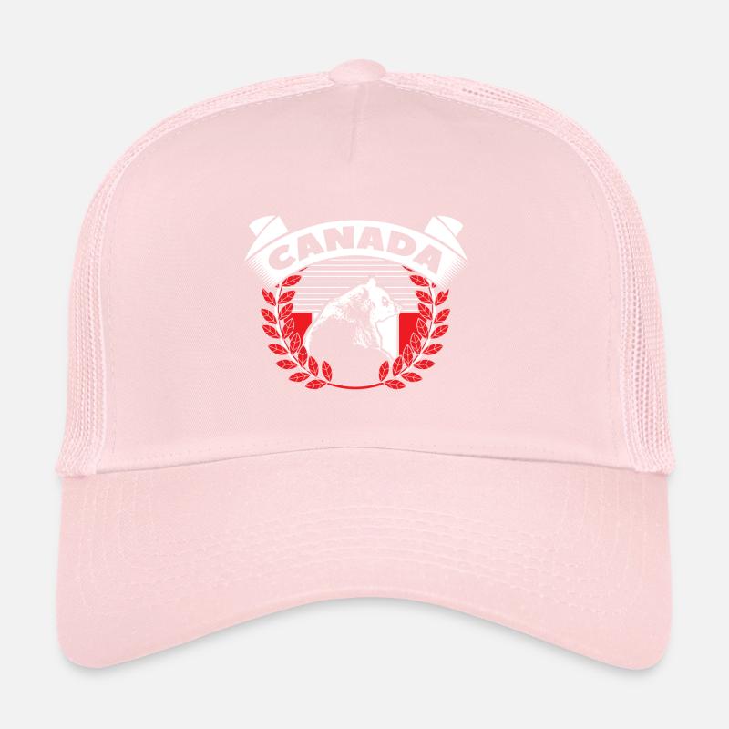 Cadeau du drapeau de la feuille d’érable du Canada Casquette trucker 