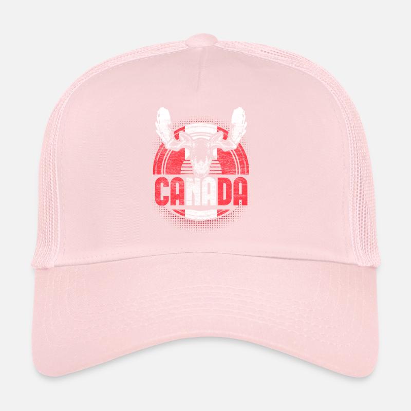 Idée cadeau du drapeau d’érable du Canada Casquette trucker 