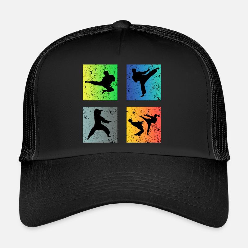 Karate - Trucker Cap - Schwarz/Schwarz
