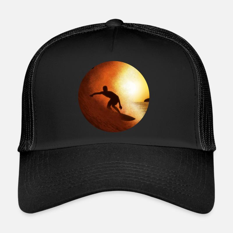 Surf sur les vagues Casquette trucker 