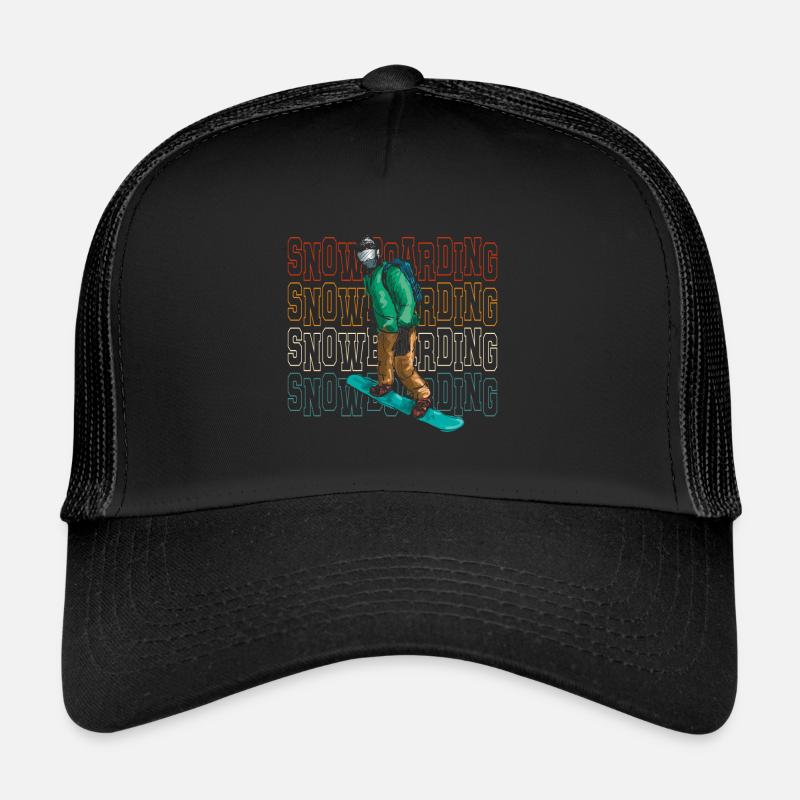 Snowboarding Ski Trucker Cap