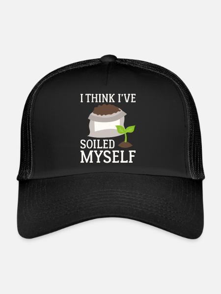 I Think I’ve Soiled Myself - Trucker Cap - black/black - Front