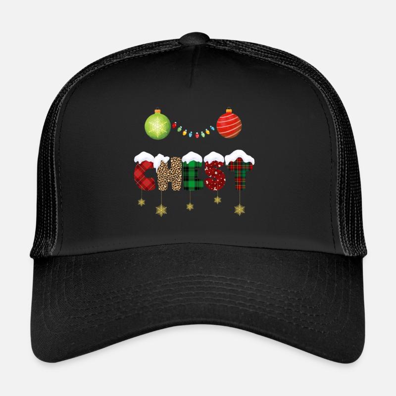 Nuts Chestnuts Christmas pairs fit Trucker Cap