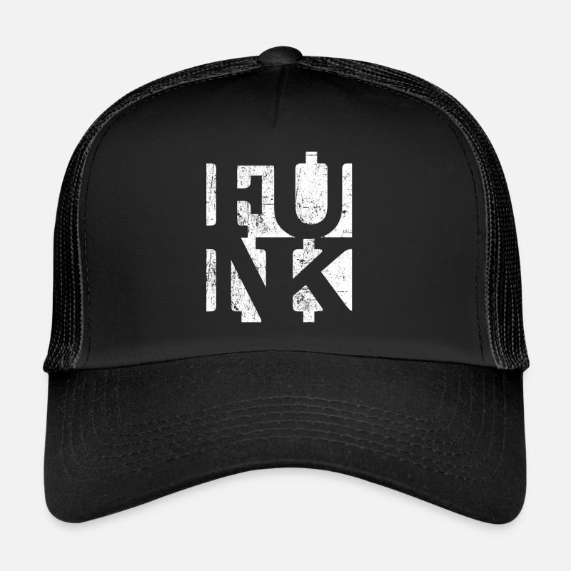 Funk Retro - Trucker Cap - black/black