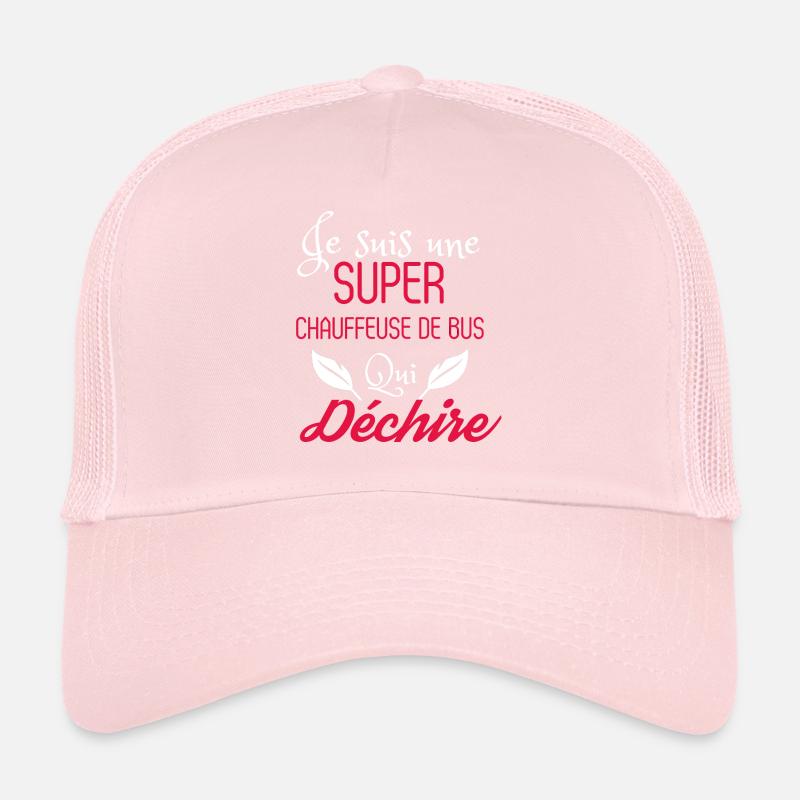 Super Chauffeuse de Bus qui Déchire Casquette trucker 