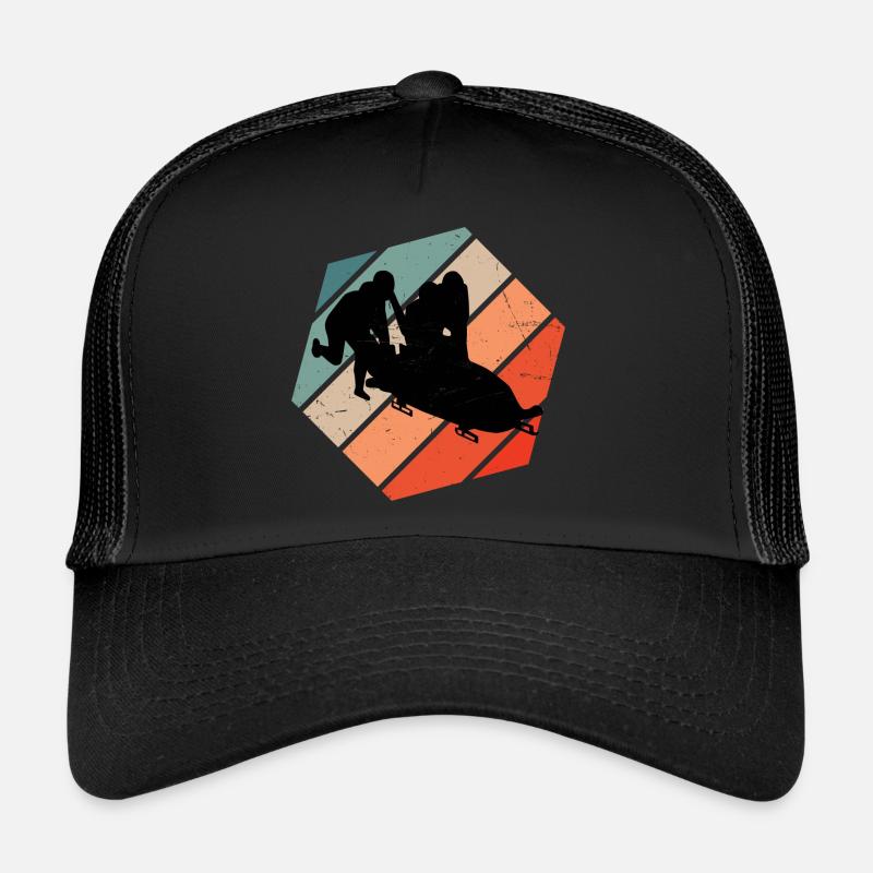 Bobsleigh Bobsleigh Bobsleigh Femmes Bobsleigh Hommes Casquette trucker 