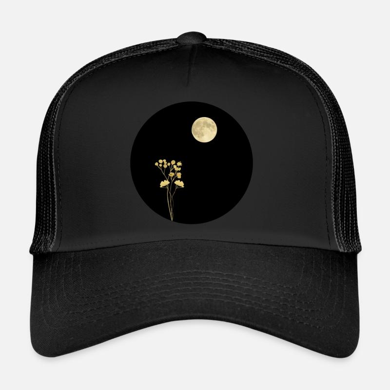 Full Moon - Trucker Cap - Schwarz/Schwarz