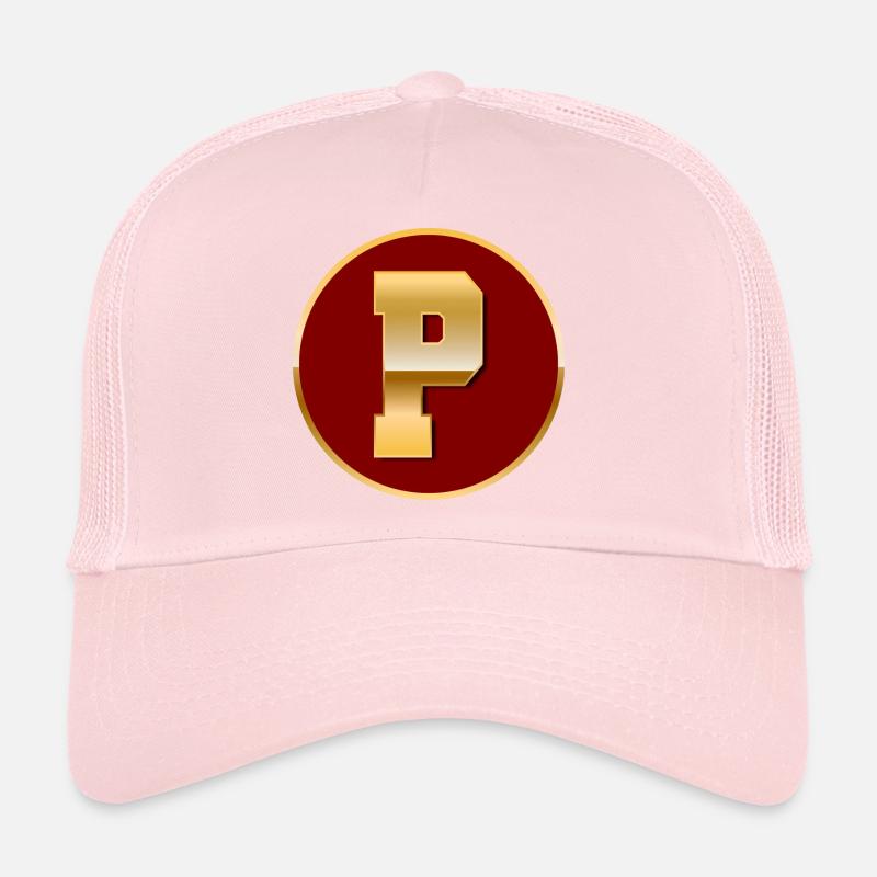Lettre P Casquette trucker 