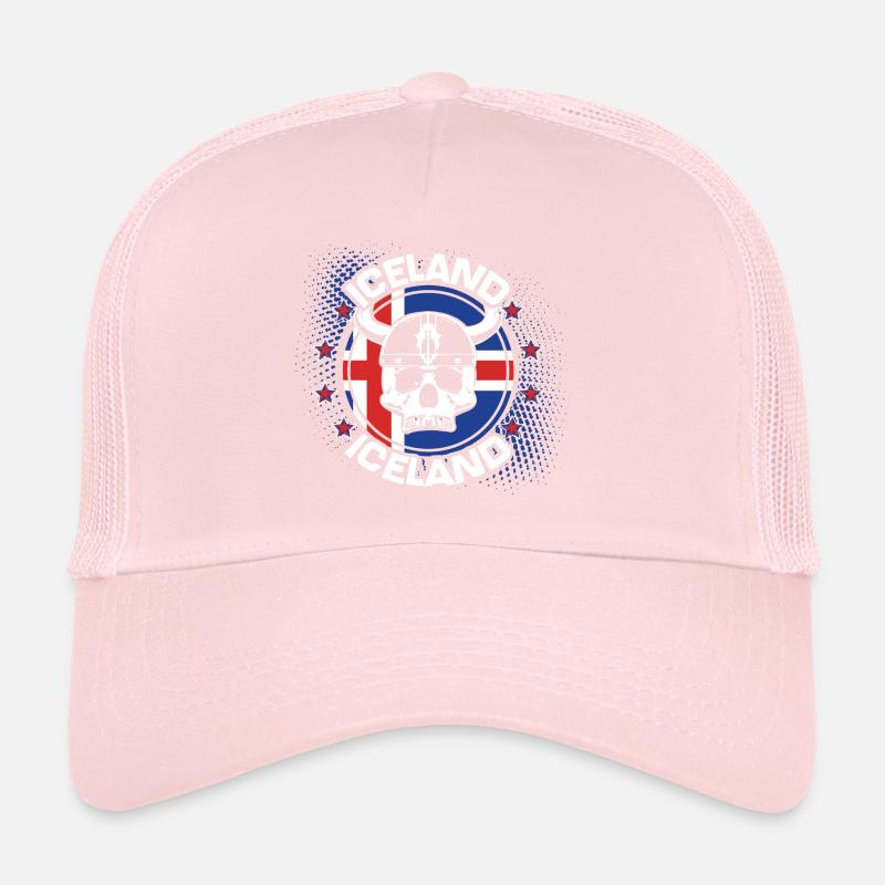 Island Vulkan Republik Geschenkidee Trucker Cap