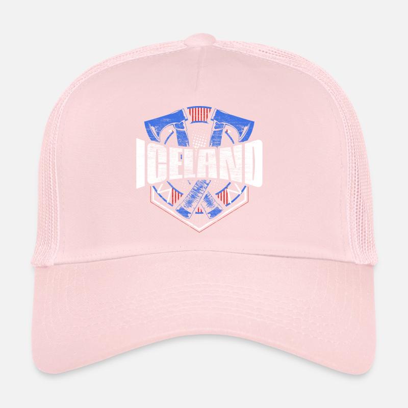 Idée cadeau du drapeau nord de l’Islande Casquette trucker 