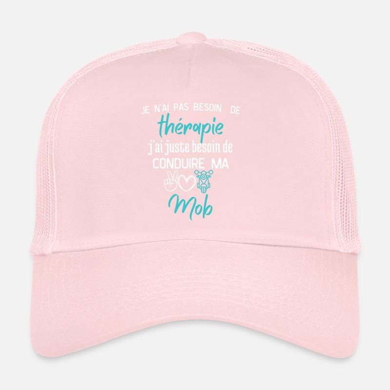 Thérapie mobylette Casquette trucker 