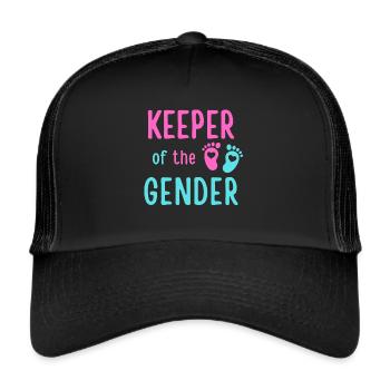 Keeper Of The Gender - Trucker Cap - black/black - Front