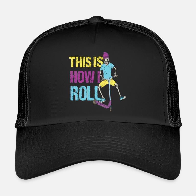 scooter stunt Trucker Cap